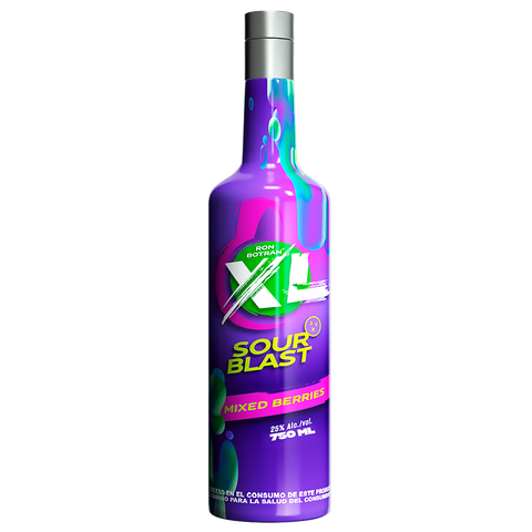 Ron XL Sour Blast Mixed Berries Botella