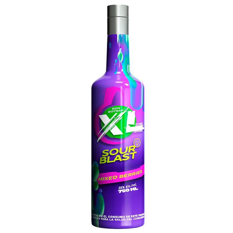 Ron XL Sour Blast Mixed Berries Botella