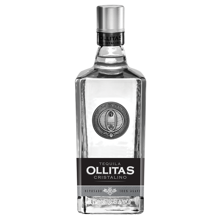 Ollitas Tequila Cristalino 100% Agave. Botella