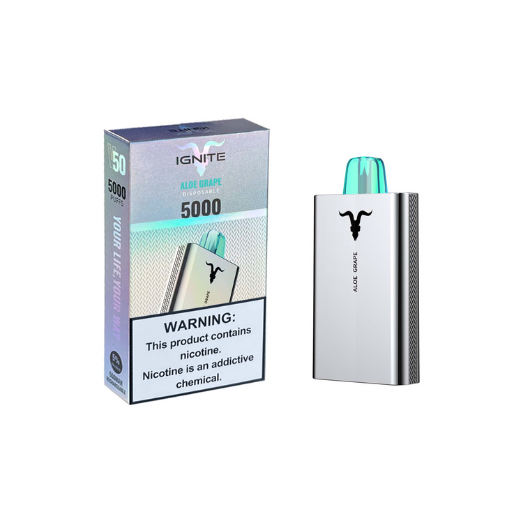 IGNITE Vape Aloe Grape 5K PUFFS