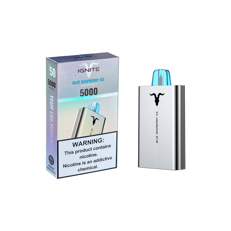 IGNITE Vape Blue Raspberry Ice 5K PUFFS