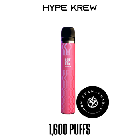 KREW VAPE STRAWBERRY C. 1.6K PUFFS