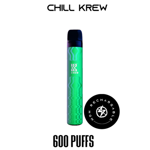 KREW VAPE LIT MINT 600 PUFFS