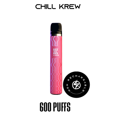 KREW VAPE STRAWBERRY C. 600 PUFFS