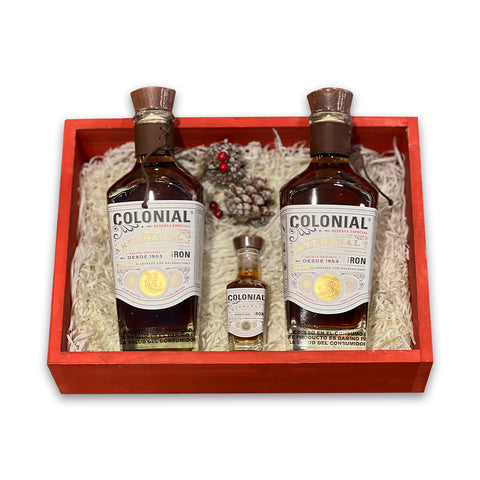 BOX DUO RON COLONIAL+MINIATURA COLONIAL