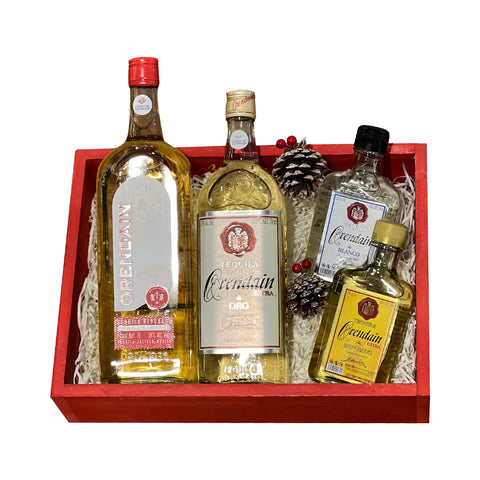 BOX ORENDAIN TEQUILA MIX LT+BOT+CUARTOS