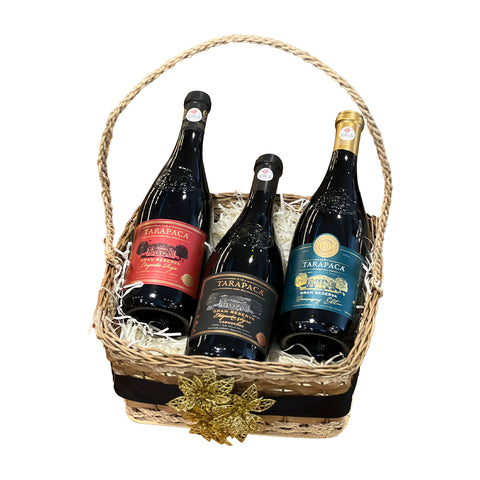 BOX TARAPACA RED+150 AÑOS+NEGRA CAR