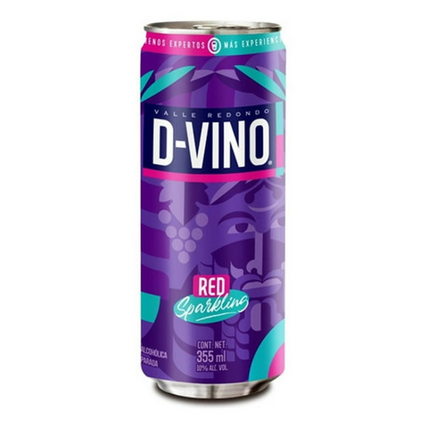 D-Vino Sparkling Wine Red Lata