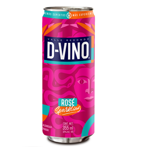 D-Vino Sparkling Wine Rose Lata