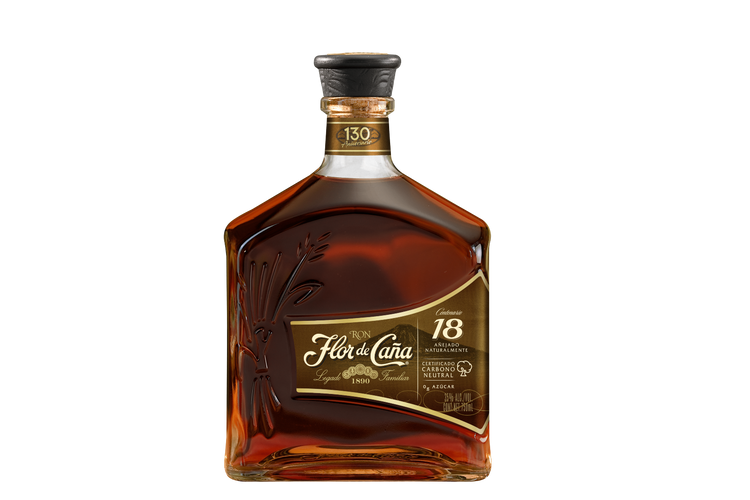 Flor De Caña Centenario Gold 18 años Botella