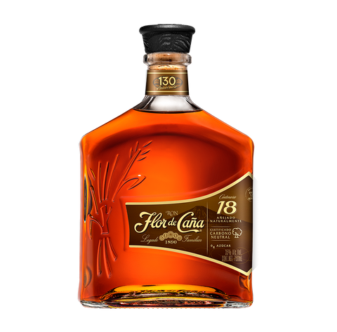 Flor De Caña Centenario Gold 18 años Botella