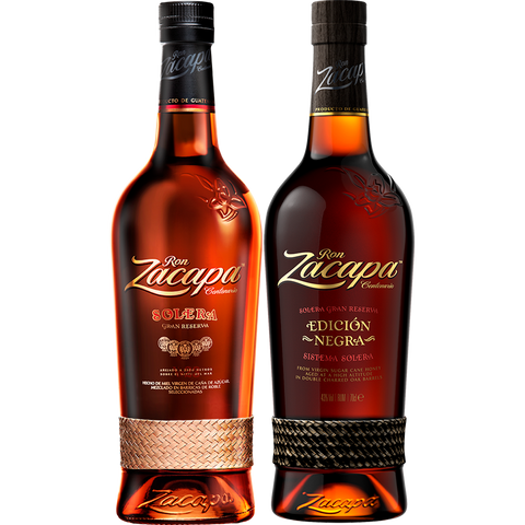 ZACAPA EDICION NEGRA + ZACAPA BOTELLA
