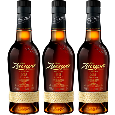 TRIO ZACAPA MEDIA BOTELLA
