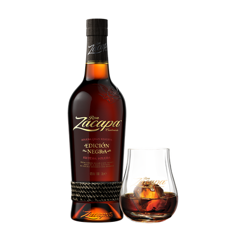 ZACAPA EDICION NEGRA + VASO TULIPAN