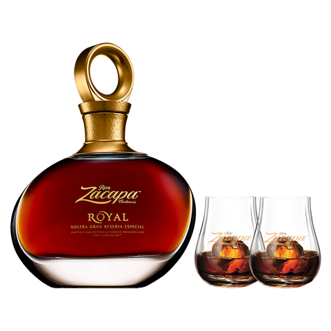 Ron Zacapa Royal + 2 vasos tulipanes