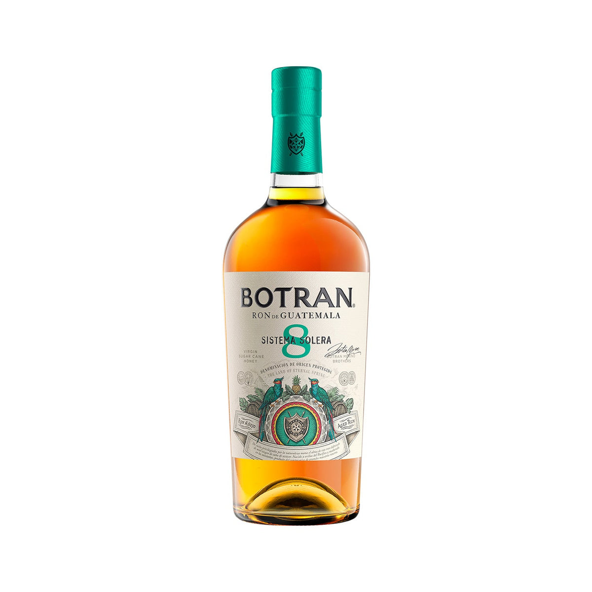 Ron Botran 8 Años - Media Botella